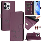Smile Embossing RFID Leather Phone Case, For iPhone 14 Pro Max, For iPhone SE 2022 / 2020 / 8 / 7, For iPhone 13 Pro Max, For iPhone 13 Pro, For iPhone 13 mini, For iPhone 12 / 12 Pro, For iPhone 12 Pro Max, For iPhone 12 mini