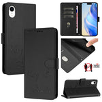 Smile Embossing RFID Leather Phone Case, For iPhone 11 Pro Max, For iPhone 11, For iPhone 11 Pro, For iPod Touch 7 / 6 / 5, For iPhone X / XS, For iPhone XR, For iPhone XS Max, For iPhone 8 Plus / 7 Plus