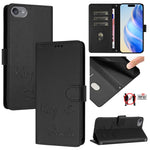 Smile Embossing RFID Leather Phone Case, For iPhone 11 Pro Max, For iPhone 11, For iPhone 11 Pro, For iPod Touch 7 / 6 / 5, For iPhone X / XS, For iPhone XR, For iPhone XS Max, For iPhone 8 Plus / 7 Plus