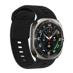 Wavy Texture Silicone Watch Band, For Samsung Galaxy Watch Ultra 47mm / Ultra 2025