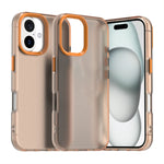 Candy PC Hybrid TPU Shockproof Phone Case, For iPhone 16 Plus, For iPhone 16, For iPhone 15 Pro Max, For iPhone 15 Pro, For iPhone 15 Plus, For iPhone 15