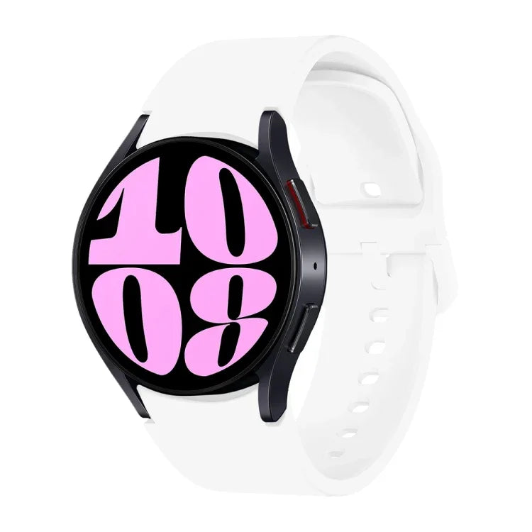 Button Style Quick Release Silicone Watch Band, For Samsung Galaxy Watch 7 / 6