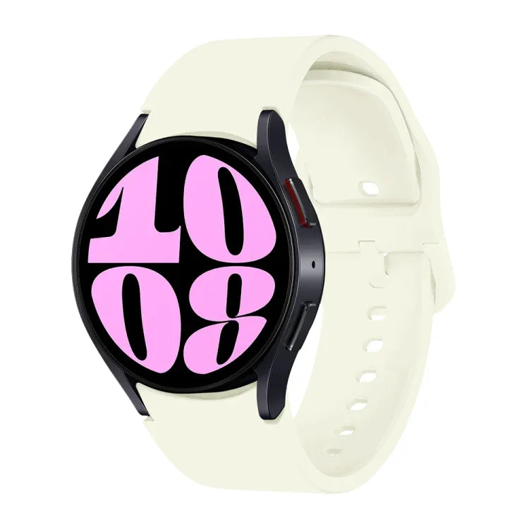 Button Style Quick Release Silicone Watch Band, For Samsung Galaxy Watch 7 / 6