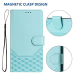 Honeycomb Embossing RFID Leather Phone Case, For iPhone 11 Pro Max, For iPhone 11, For iPhone 11 Pro, For iPhone X / XS, For iPhone XR, For iPhone XS Max, For iPhone 8 Plus / 7 Plus