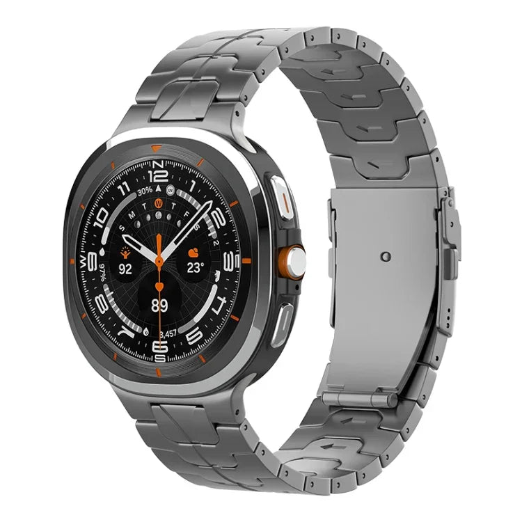 Safety Buckle Pure Titanium Watch Band, For Samsung Galaxy Watch Ultra / Ultra 2025, For Samsung Galaxy Watch8 / Watch8 Classic