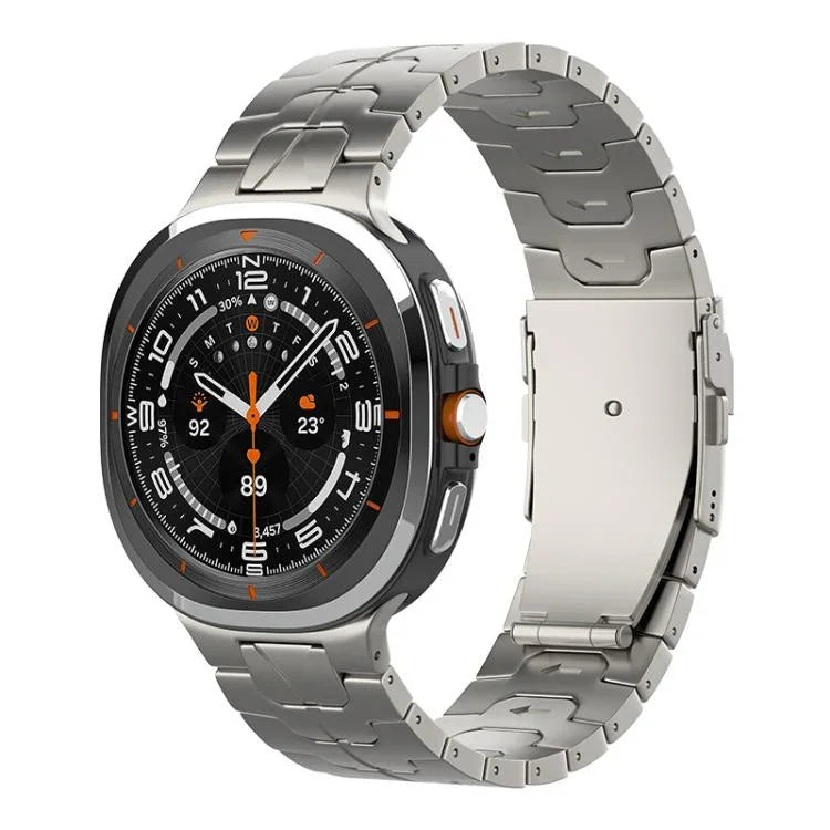 Safety Buckle Pure Titanium Watch Band, For Samsung Galaxy Watch Ultra / Ultra 2025, For Samsung Galaxy Watch8 / Watch8 Classic