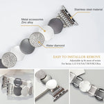 Alloy Chain Metal Watch Band, For Apple Watch 46mm / 49mm / 45mm / 44mm, For Apple Watch 42mm / 41mm / 40mm / 38mm