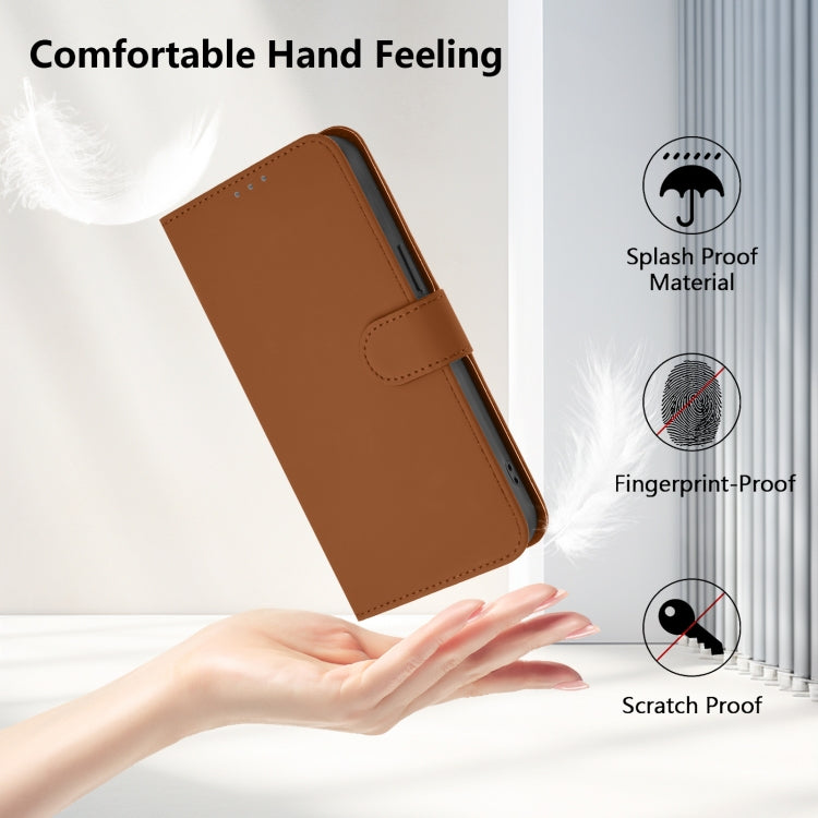 Skin Feel Solid Color Leather Phone Case with Lanyard, For iPhone 11 Pro, For iPhone XS / X