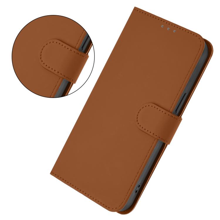 Skin Feel Solid Color Leather Phone Case with Lanyard, For iPhone 17 Pro, For iPhone 17