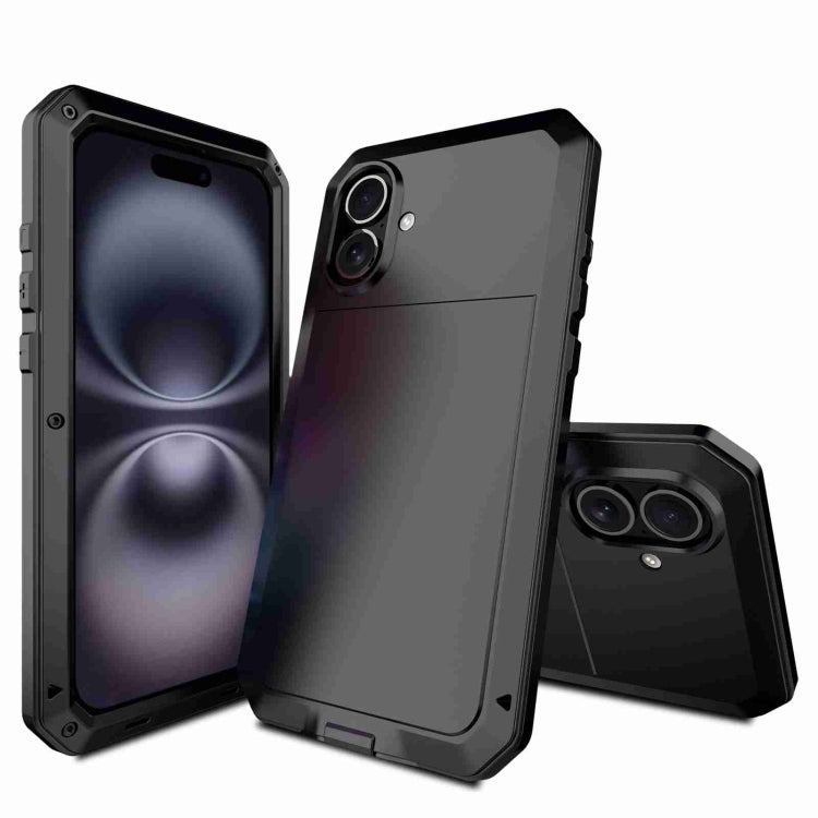RedPepper Triple-proof Metal Phone Case, For iPhone 17 Pro Max, For iPhone 17 Pro, For iPhone 17, For iPhone Air, For iPhone 16 Pro Max, For iPhone 16 Pro, For iPhone 16 Plus, For iPhone 16