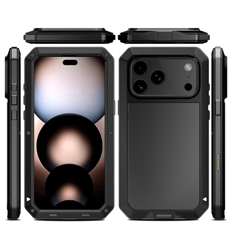 RedPepper Triple-proof Metal Phone Case, For iPhone 17 Pro Max, For iPhone 17 Pro, For iPhone 17, For iPhone Air, For iPhone 16 Pro Max, For iPhone 16 Pro, For iPhone 16 Plus, For iPhone 16
