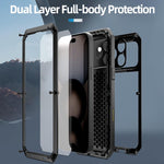 RedPepper Triple-proof Metal Phone Case, For iPhone 17 Pro Max, For iPhone 17 Pro, For iPhone 17, For iPhone Air, For iPhone 16 Pro Max, For iPhone 16 Pro, For iPhone 16 Plus, For iPhone 16