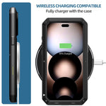 RedPepper Triple-proof Metal Phone Case, For iPhone 17 Pro Max, For iPhone 17 Pro, For iPhone 17, For iPhone Air, For iPhone 16 Pro Max, For iPhone 16 Pro, For iPhone 16 Plus, For iPhone 16