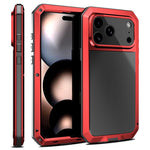 RedPepper Triple-proof Metal Phone Case, For iPhone 17 Pro Max, For iPhone 17 Pro, For iPhone 17, For iPhone Air, For iPhone 16 Pro Max, For iPhone 16 Pro, For iPhone 16 Plus, For iPhone 16