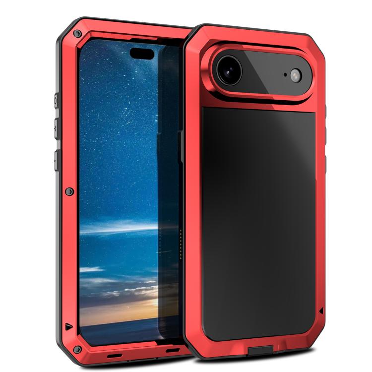 RedPepper Triple-proof Metal Phone Case, For iPhone 17 Pro Max, For iPhone 17 Pro, For iPhone 17, For iPhone Air, For iPhone 16 Pro Max, For iPhone 16 Pro, For iPhone 16 Plus, For iPhone 16