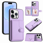 Button Card Bag RFID Anti-theft Phone Case, For iPhone 17 Pro Max, For iPhone 17 Pro, For iPhone 17, For iPhone Air, For iPhone 16 Pro Max, For iPhone 16 Pro, For iPhone 16 Plus, For iPhone 16