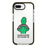 Simple Illustration Pattern Full Coverage Phone Case, For iPhone 7 Plus / 8 Plus