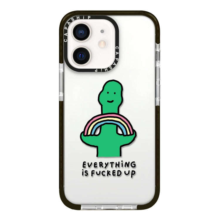 Simple Illustration Pattern Full Coverage Phone Case, For iPhone 11
