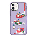 Simple Illustration Pattern Full Coverage Phone Case, For iPhone 12 mini