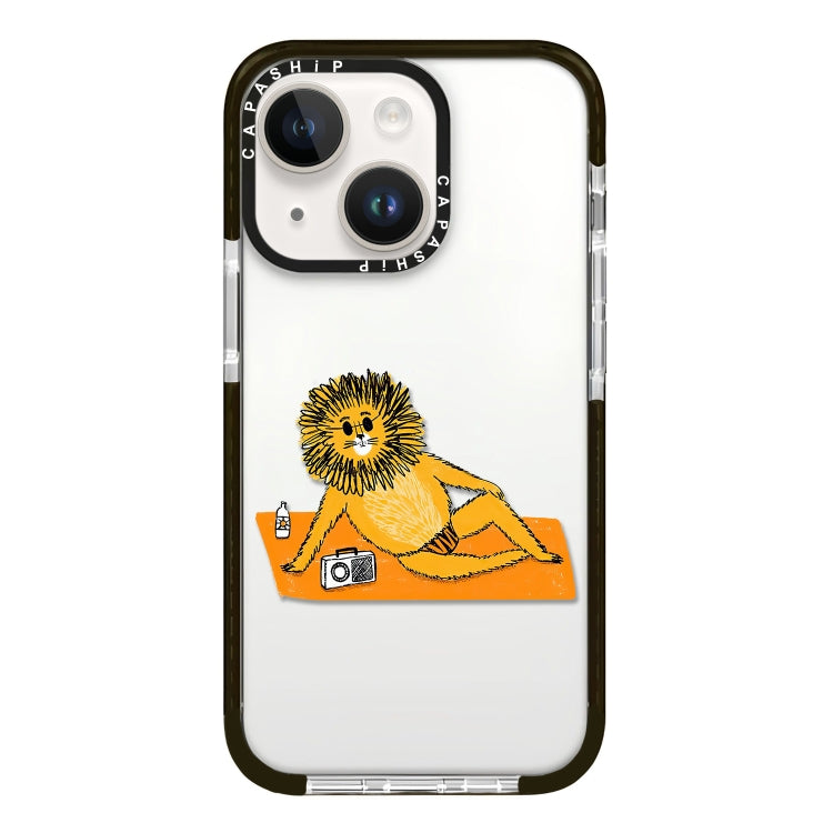 Simple Illustration Pattern Full Coverage Phone Case, For iPhone 13 mini