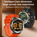 HT30 1.7 inch IP68 Waterproof Silicone Band Smart Watch, Support Flashlight / Banknote Detector Light / Compass