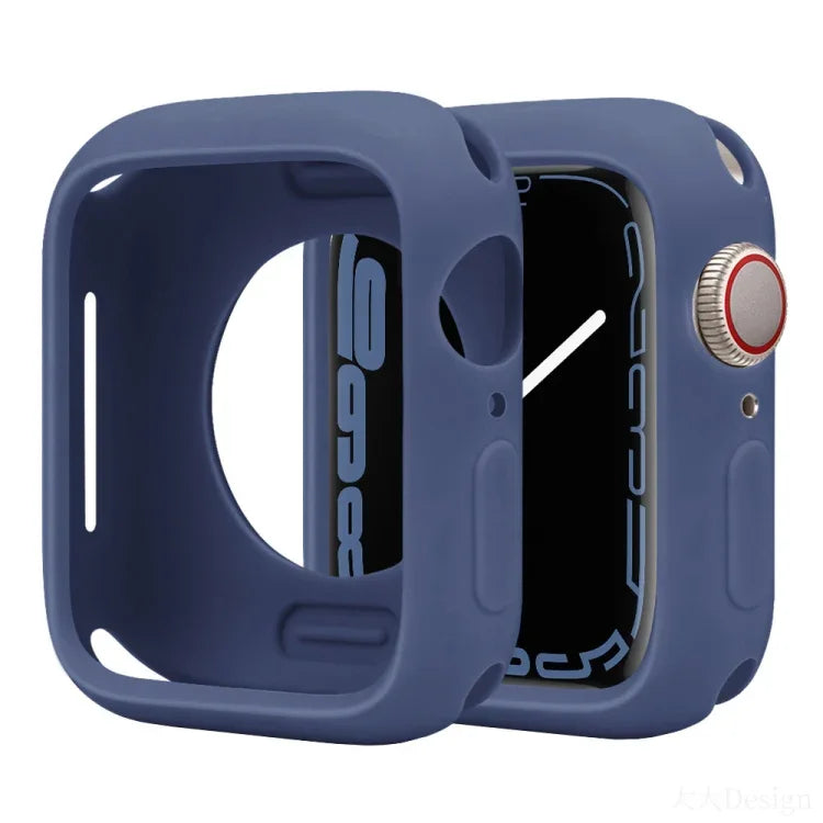 Candy Silicone Half Coverage Watch Case, For Apple Watch Series 45mm