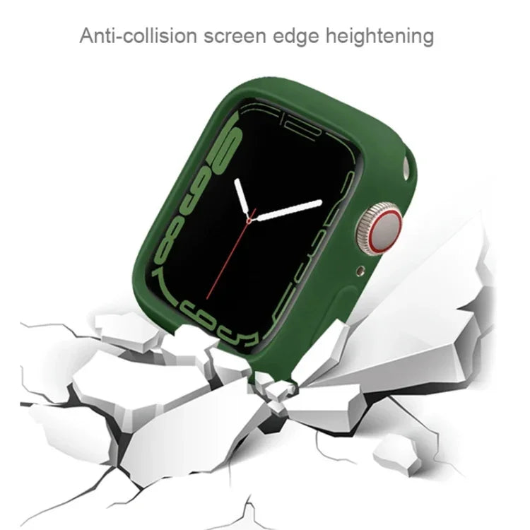 Candy Silicone Half Coverage Watch Case, For Apple Watch Series 41mm