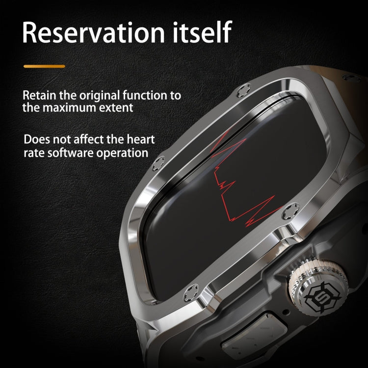 RedPepper Armor Metal Case Integrated Silicone Watch Band, For Apple Watch Ultra 3 / 2 / 1 49mm