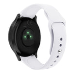 Solid Color Reverse Buckle Silicone Strap, Size: Large Size, For Garmin Vivoactive 3 / Vivomove HR