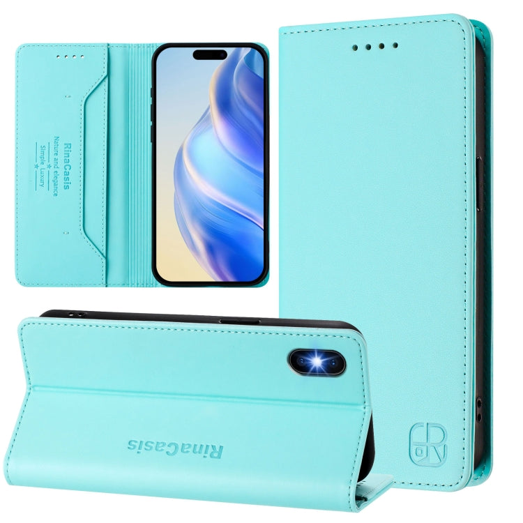 RC01 Dual-Folded Magnetic Suction RFID Leather Phone Case, For iPhone 11 Pro Max, For iPhone 11, For iPhone 11 Pro, For iPhone X / XS, For iPhone XR, For iPhone XS Max