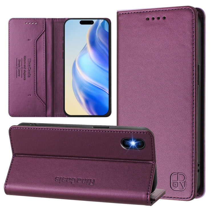RC01 Dual-Folded Magnetic Suction RFID Leather Phone Case, For iPhone 11 Pro Max, For iPhone 11, For iPhone 11 Pro, For iPhone X / XS, For iPhone XR, For iPhone XS Max
