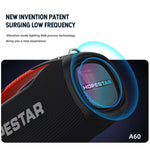 HOPESTAR A60 100W Outdoor Portable IPX6 Waterproof Bluetooth Speaker with Microphone