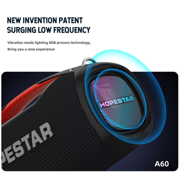 HOPESTAR A60 100W Outdoor Portable IPX6 Waterproof Bluetooth Speaker with Microphone
