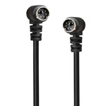 Mini DIN 6 Pin Core Extension Cable, 0.5m, 1.8m, 3m