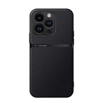 Litchi Leather Magnetic Full Coverage Shockproof Phone Case, For iPhone 17e / 16e, For iPhone 17 Pro Max, For iPhone 17 Pro, For iPhone 17, For iPhone Air, For iPhone 16 Pro Max, For iPhone 16 Pro, For iPhone 16 Plus