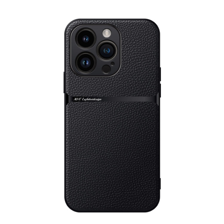 Litchi Leather Magnetic Full Coverage Shockproof Phone Case, For iPhone 17e / 16e, For iPhone 17 Pro Max, For iPhone 17 Pro, For iPhone 17, For iPhone Air, For iPhone 16 Pro Max, For iPhone 16 Pro, For iPhone 16 Plus
