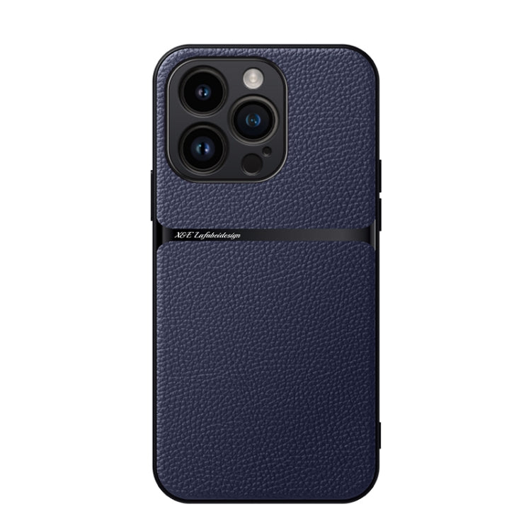 Litchi Leather Magnetic Full Coverage Shockproof Phone Case, For iPhone 17e / 16e, For iPhone 17 Pro Max, For iPhone 17 Pro, For iPhone 17, For iPhone Air, For iPhone 16 Pro Max, For iPhone 16 Pro, For iPhone 16 Plus