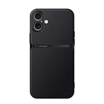 Litchi Leather Magnetic Full Coverage Shockproof Phone Case, For iPhone 17e / 16e, For iPhone 17 Pro Max, For iPhone 17 Pro, For iPhone 17, For iPhone Air, For iPhone 16 Pro Max, For iPhone 16 Pro, For iPhone 16 Plus