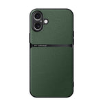 Litchi Leather Magnetic Full Coverage Shockproof Phone Case, For iPhone 17e / 16e, For iPhone 17 Pro Max, For iPhone 17 Pro, For iPhone 17, For iPhone Air, For iPhone 16 Pro Max, For iPhone 16 Pro, For iPhone 16 Plus