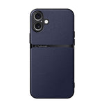 Litchi Leather Magnetic Full Coverage Shockproof Phone Case, For iPhone 17e / 16e, For iPhone 17 Pro Max, For iPhone 17 Pro, For iPhone 17, For iPhone Air, For iPhone 16 Pro Max, For iPhone 16 Pro, For iPhone 16 Plus