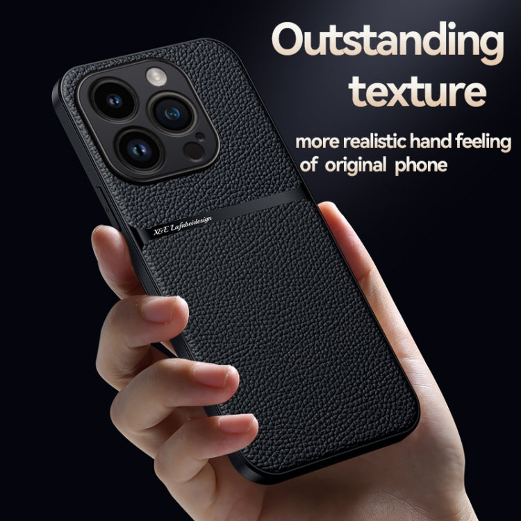 Litchi Leather Magnetic Full Coverage Shockproof Phone Case, For iPhone 14 Pro Max, For iPhone 13 Pro Max, For iPhone 13 Pro, For iPhone 13, For iPhone 12, For iPhone 12 Pro Max, For iPhone 12 Pro, For iPhone 11 Pro Max