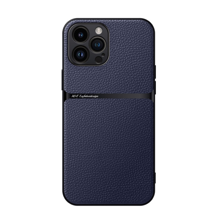 Litchi Leather Magnetic Full Coverage Shockproof Phone Case, For iPhone 14 Pro Max, For iPhone 13 Pro Max, For iPhone 13 Pro, For iPhone 13, For iPhone 12, For iPhone 12 Pro Max, For iPhone 12 Pro, For iPhone 11 Pro Max