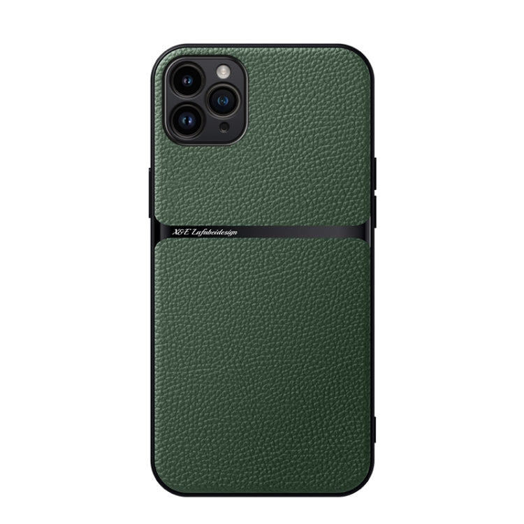 Litchi Leather Magnetic Full Coverage Shockproof Phone Case, For iPhone 14 Pro Max, For iPhone 13 Pro Max, For iPhone 13 Pro, For iPhone 13, For iPhone 12, For iPhone 12 Pro Max, For iPhone 12 Pro, For iPhone 11 Pro Max