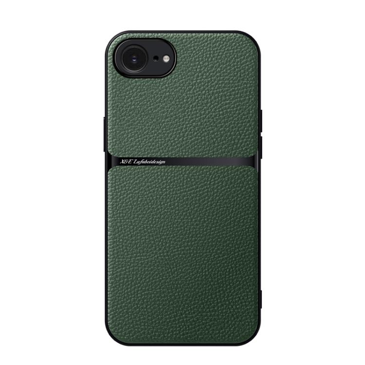 Litchi Leather Magnetic Full Coverage Shockproof Phone Case, For iPhone 17e / 16e, For iPhone 17 Pro Max, For iPhone 17 Pro, For iPhone 17, For iPhone Air, For iPhone 16 Pro Max, For iPhone 16 Pro, For iPhone 16 Plus