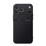 Litchi Leather Magnetic Full Coverage Shockproof Phone Case, For iPhone 17e / 16e, For iPhone 17 Pro Max, For iPhone 17 Pro, For iPhone 17, For iPhone Air, For iPhone 16 Pro Max, For iPhone 16 Pro, For iPhone 16 Plus