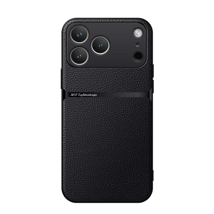 Litchi Leather Magnetic Full Coverage Shockproof Phone Case, For iPhone 17e / 16e, For iPhone 17 Pro Max, For iPhone 17 Pro, For iPhone 17, For iPhone Air, For iPhone 16 Pro Max, For iPhone 16 Pro, For iPhone 16 Plus