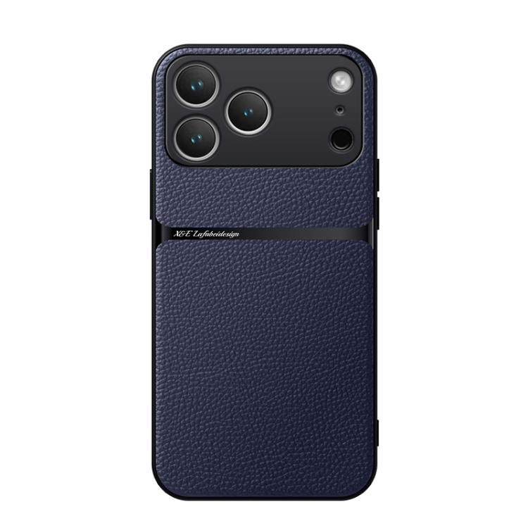 Litchi Leather Magnetic Full Coverage Shockproof Phone Case, For iPhone 17e / 16e, For iPhone 17 Pro Max, For iPhone 17 Pro, For iPhone 17, For iPhone Air, For iPhone 16 Pro Max, For iPhone 16 Pro, For iPhone 16 Plus