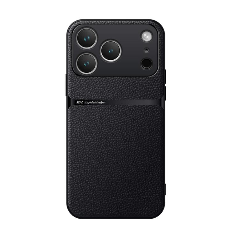 Litchi Leather Magnetic Full Coverage Shockproof Phone Case, For iPhone 17e / 16e, For iPhone 17 Pro Max, For iPhone 17 Pro, For iPhone 17, For iPhone Air, For iPhone 16 Pro Max, For iPhone 16 Pro, For iPhone 16 Plus