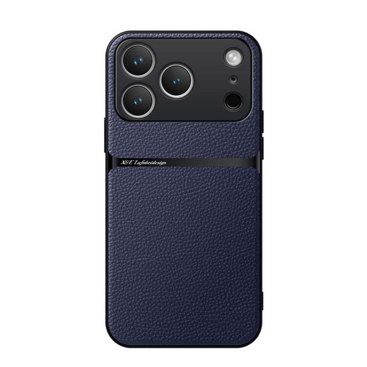 Litchi Leather Magnetic Full Coverage Shockproof Phone Case, For iPhone 17e / 16e, For iPhone 17 Pro Max, For iPhone 17 Pro, For iPhone 17, For iPhone Air, For iPhone 16 Pro Max, For iPhone 16 Pro, For iPhone 16 Plus