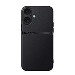 Litchi Leather Magnetic Full Coverage Shockproof Phone Case, For iPhone 17e / 16e, For iPhone 17 Pro Max, For iPhone 17 Pro, For iPhone 17, For iPhone Air, For iPhone 16 Pro Max, For iPhone 16 Pro, For iPhone 16 Plus